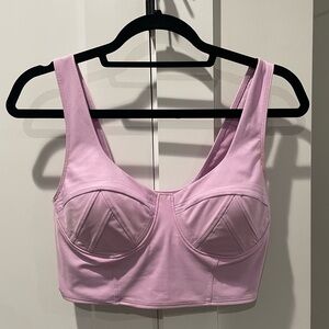 Fabletics Lilac Charolette Low Impact Sports Bra